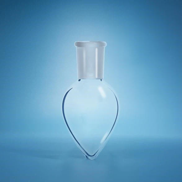 Quartz Pear-Shaped Flask